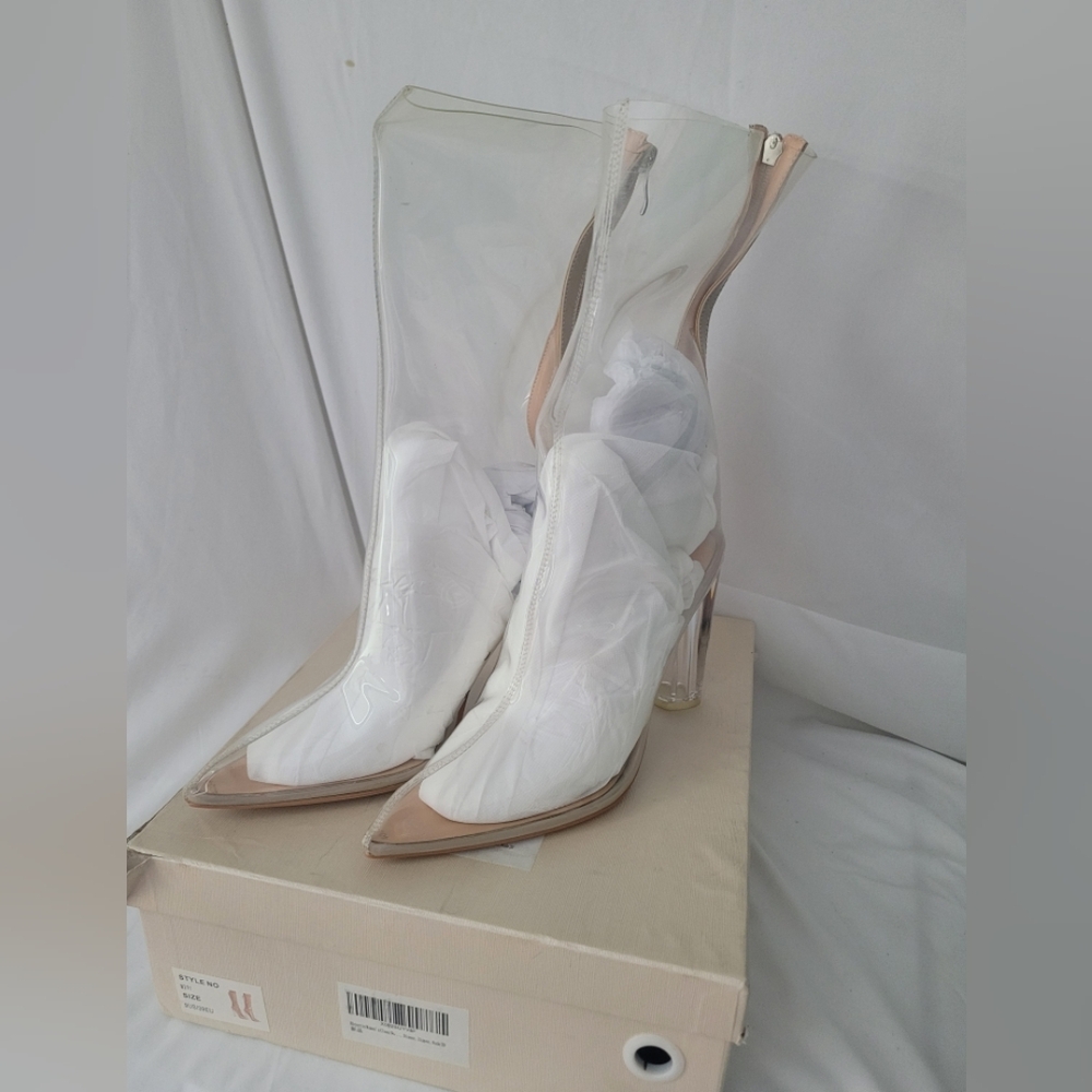 Ladies Lucite Boots